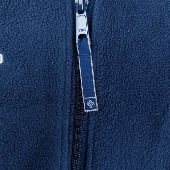 Columbia Flattop Ridge Steel Blue Fleece Vest Men's Size Small - Picture 5 of 7